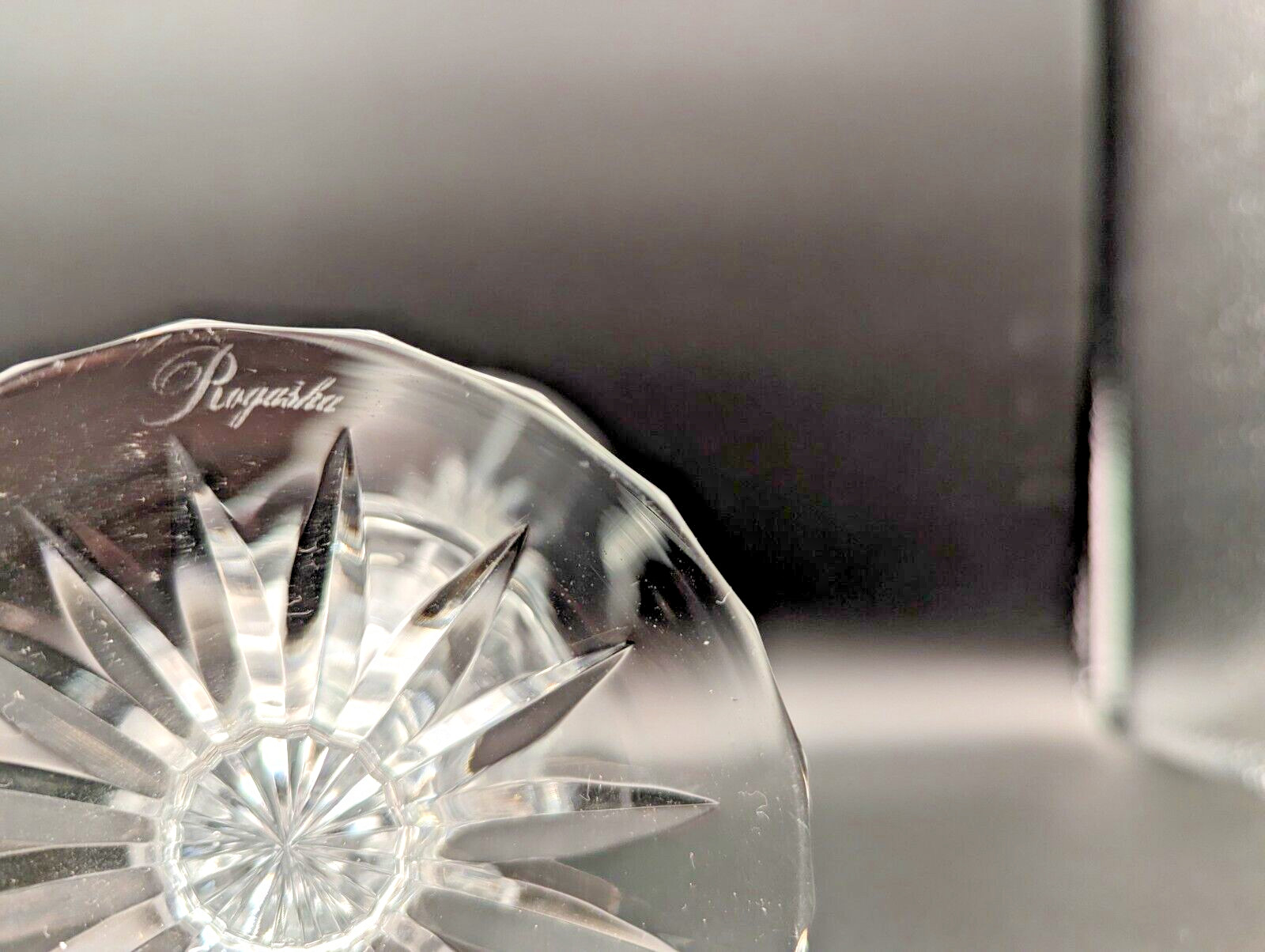 Rogaska Richmond Flower Vase Full Lead Crystal Hand Made in Yugoslavia