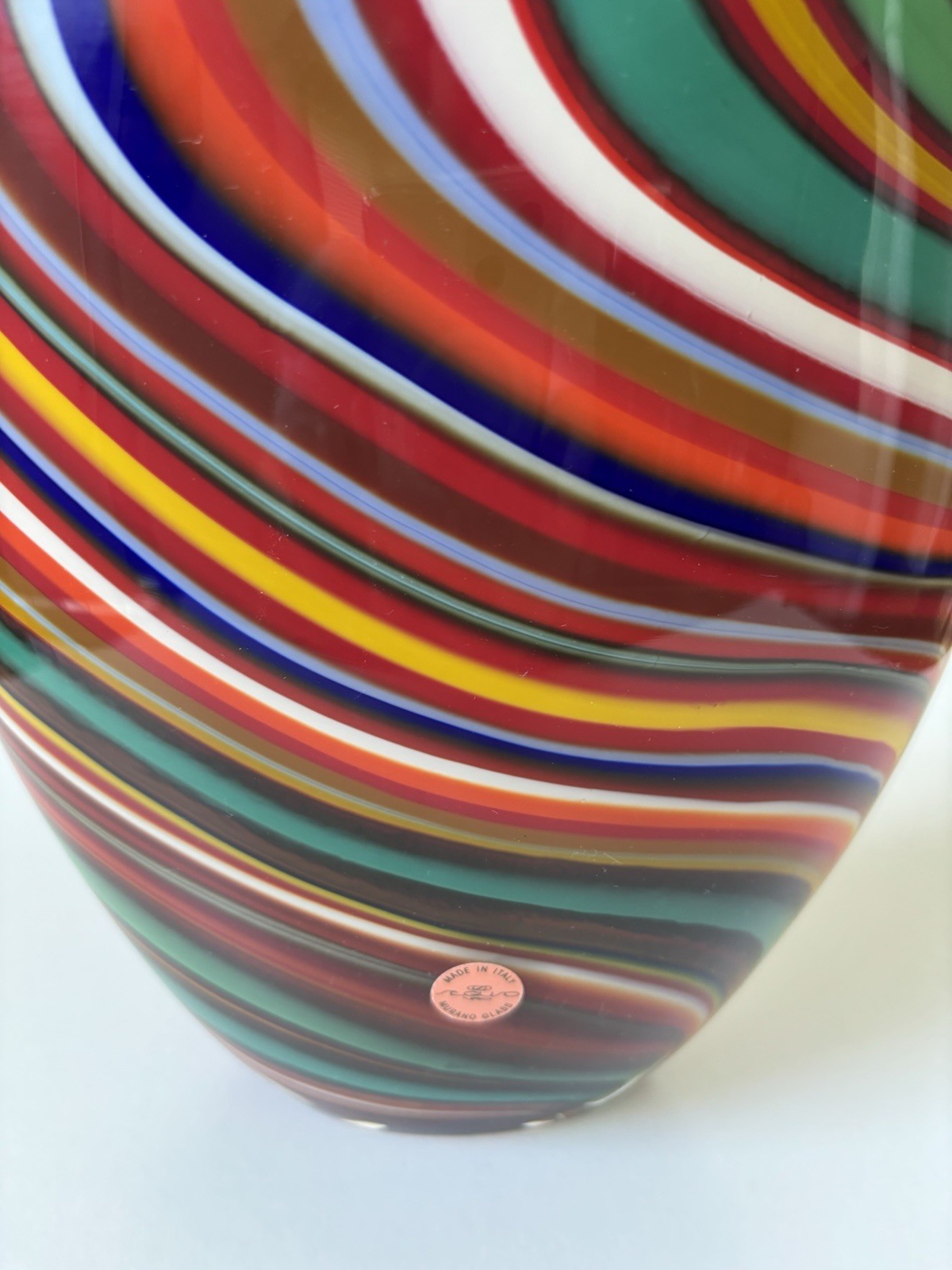 Murano Art Glass Vase “SEGUSO VIRO”Bahia Collection Signed & Numbered Stunning!