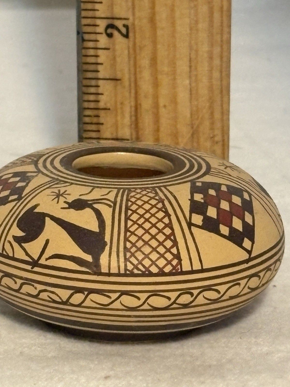 Very Detailed Intricate Handmade Pottery Vessel From Greece Perfect Condition