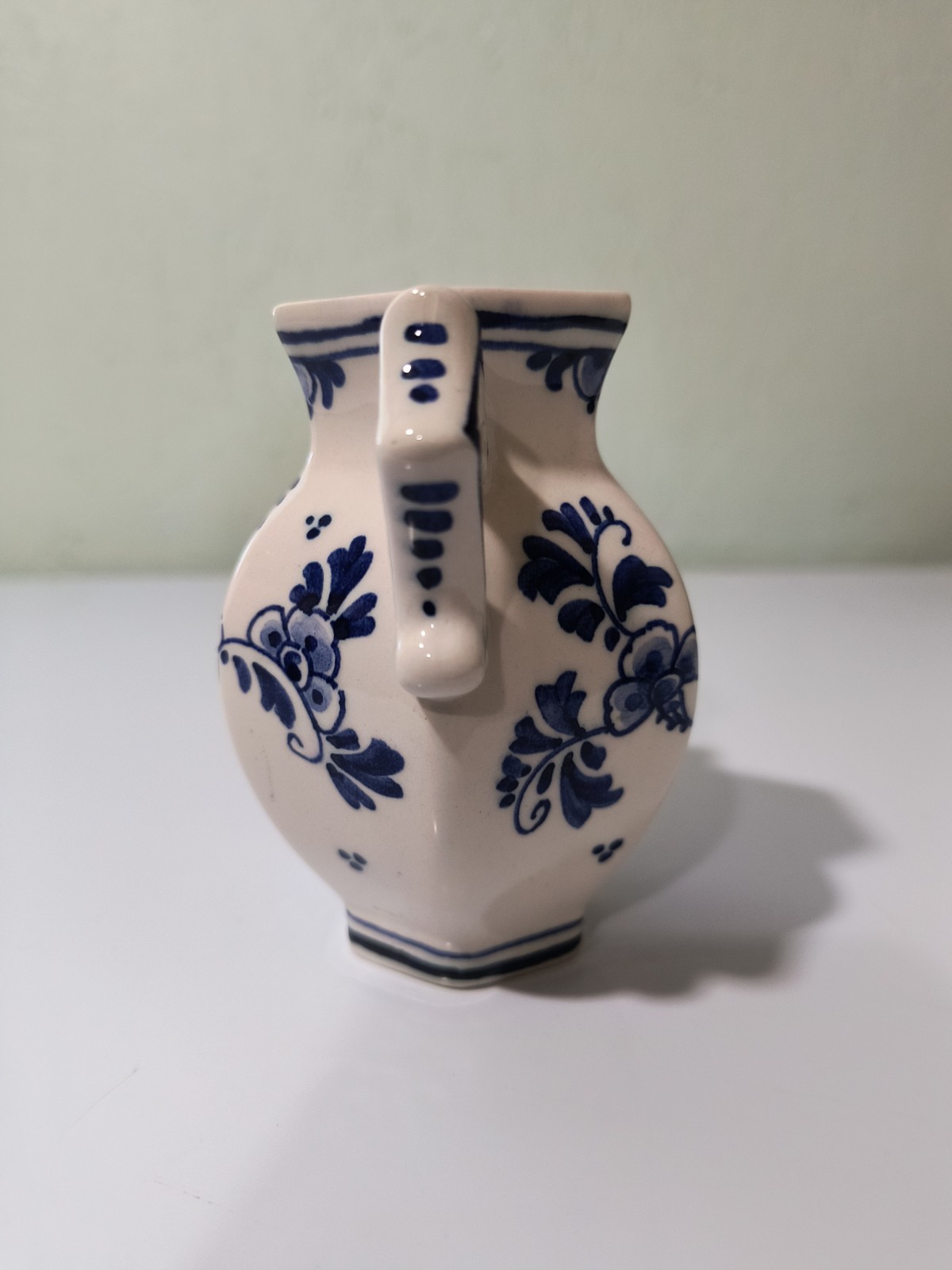 Blue White Delft Urn Vase from Holland 89 D.P. Delft