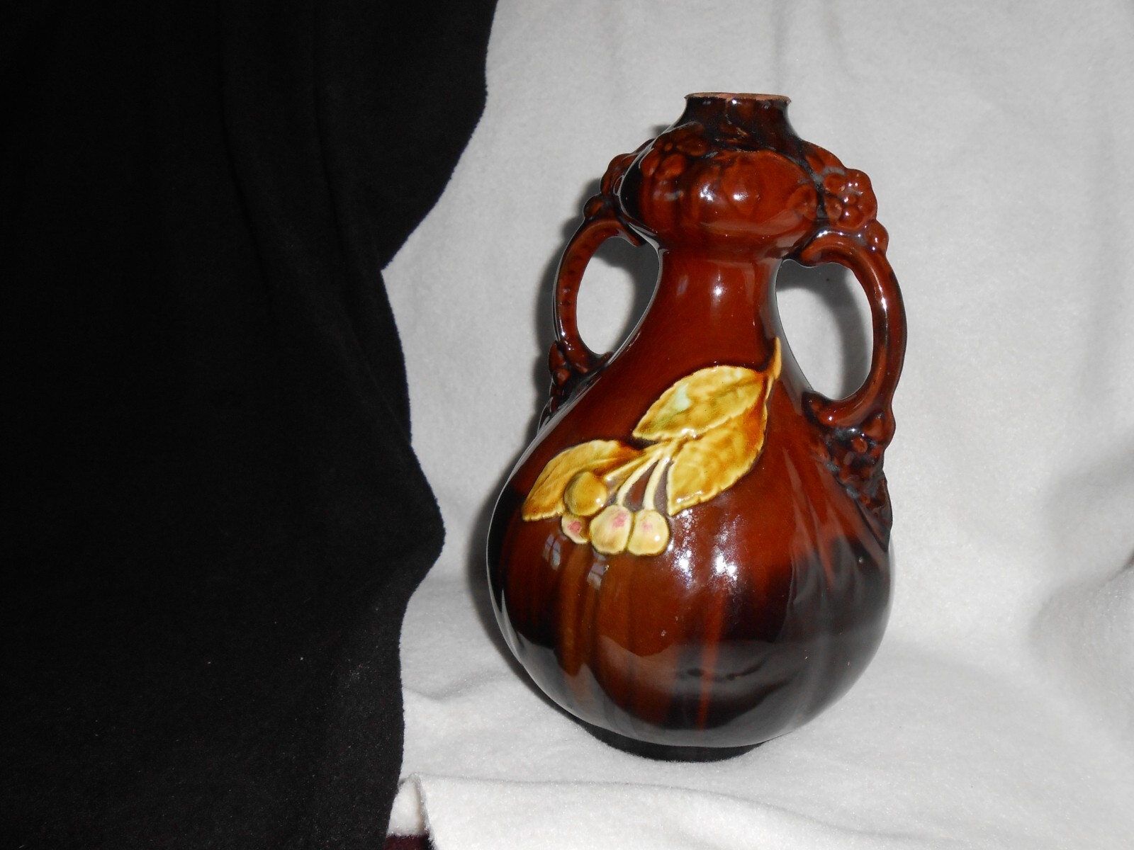Vintage  Brown Pottery beautiful glaze