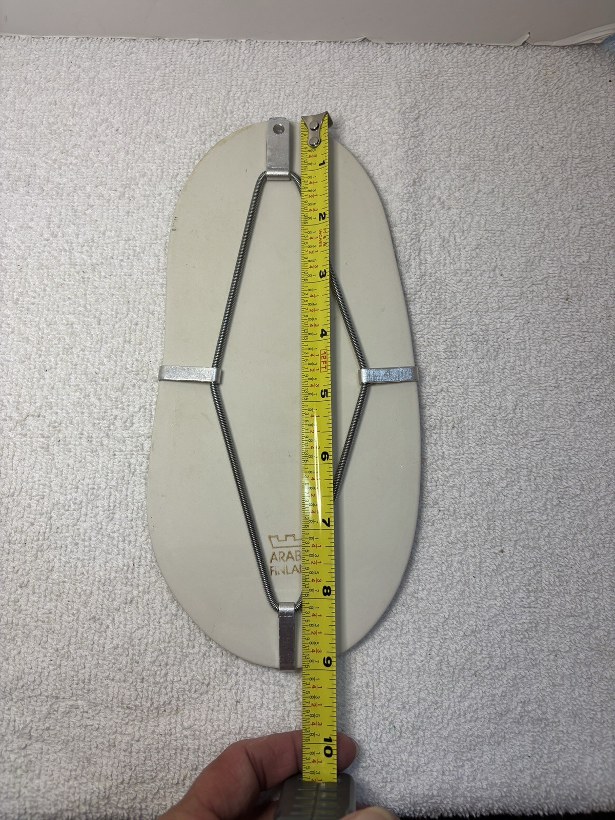 Arabia Finland Ceramic Wall Plaque Helja Liukko Sundstrom Floral Hanger 1988