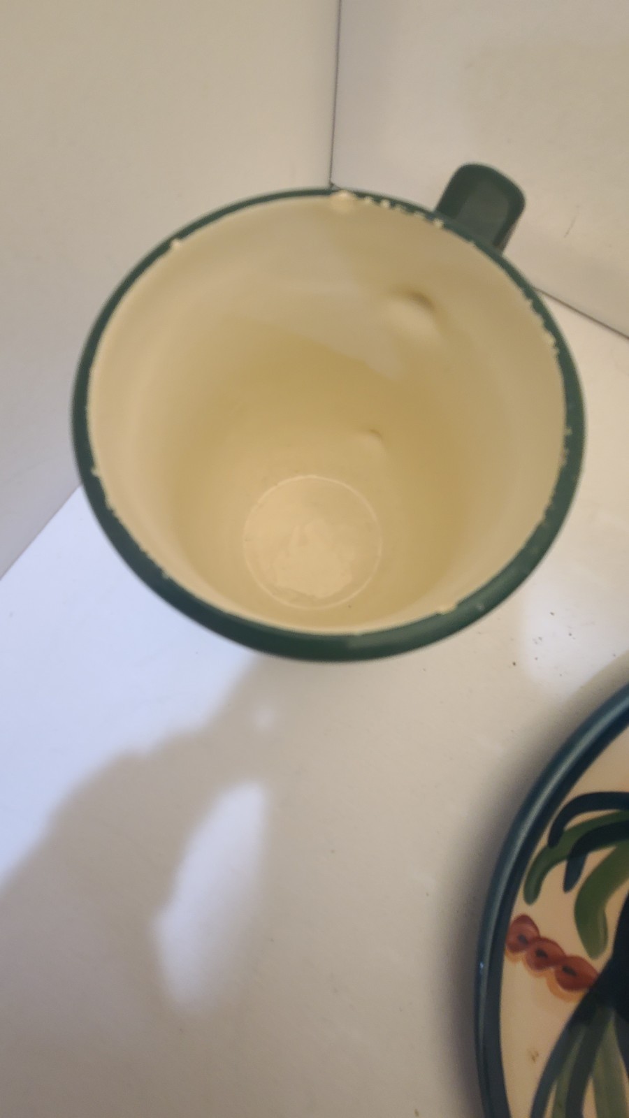 vintage Gail Pittman pottery “Juniper” 1988/1993 Platter , Serving Bowl And Cup