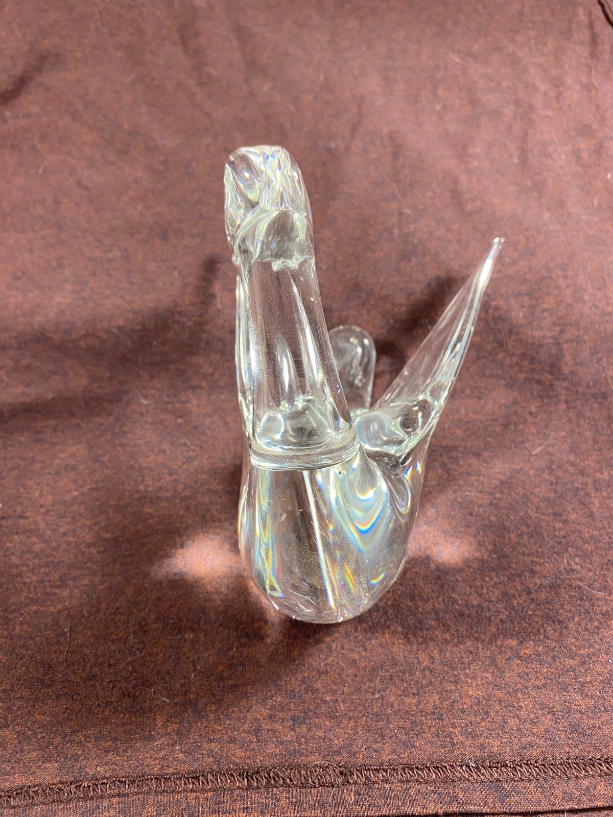 V. Nason & C. Murano Italy Glass Duck Bird Figurine Sculpture