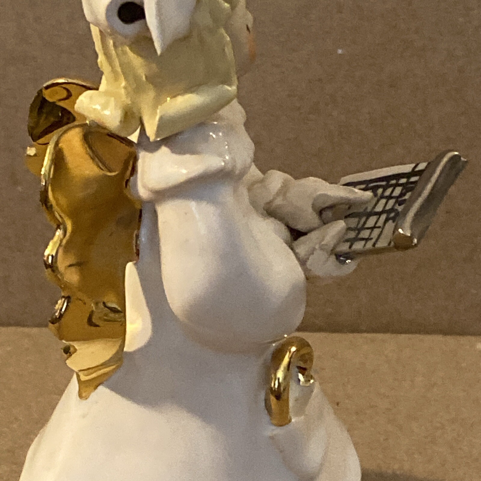Vtg M.E.M. Ceramics Marguerite E Mitchell Nurse Angel FIGURINE 1940s Terra Cotta