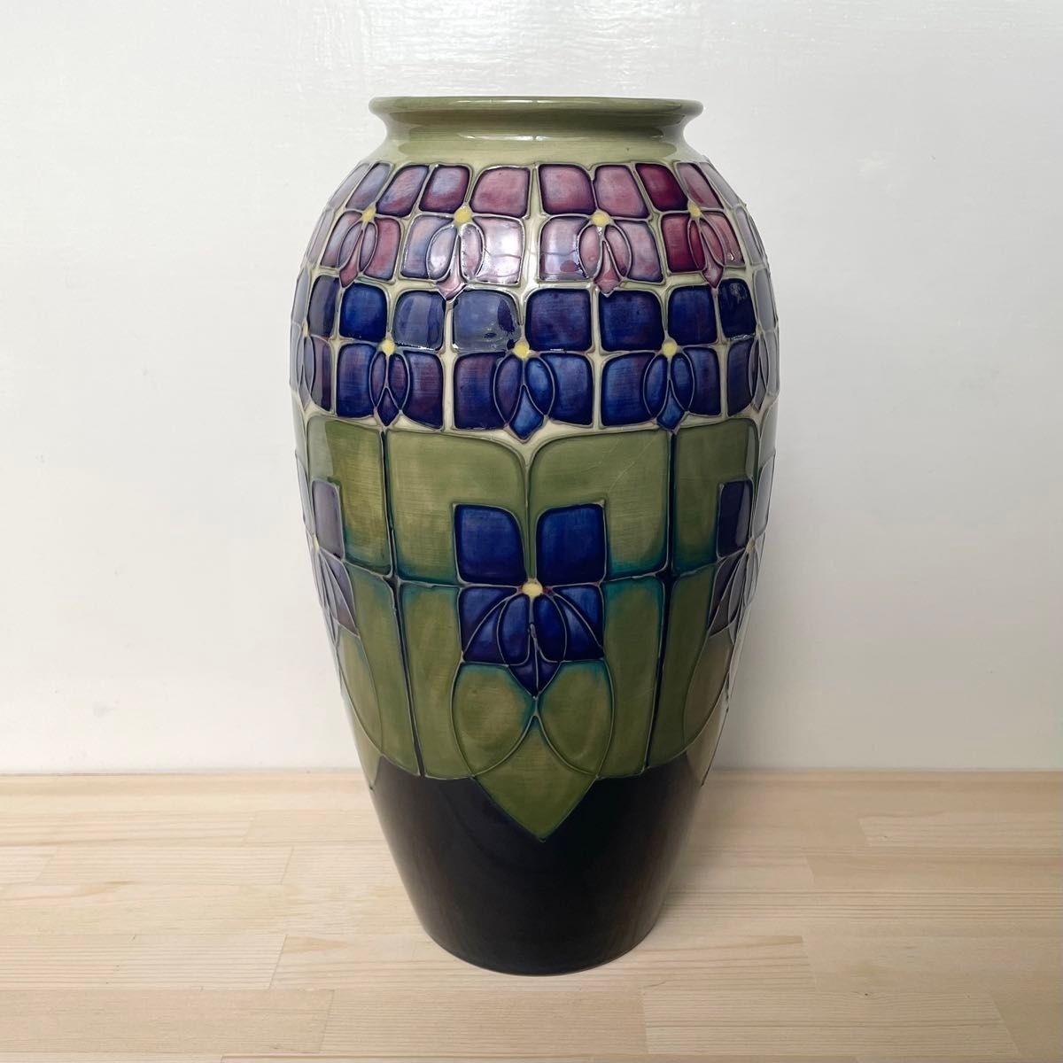 Moorcroft Flower Vase Art Nouveau Pottery Arts and Crafts Vintage Collectible