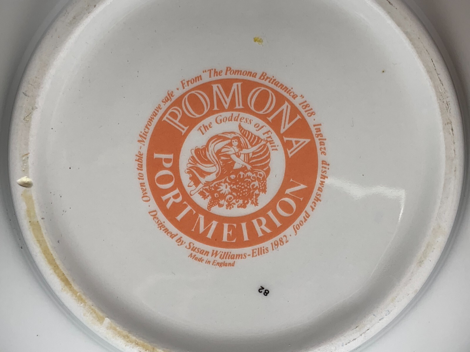 Portmeirion Pomona 10 1/8″ Diameter Large Salad Serving Bowl