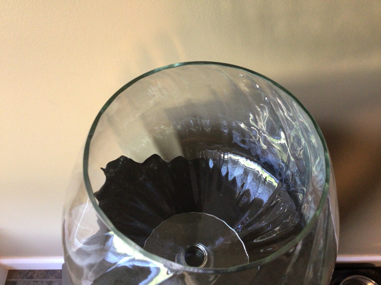 Vintage Large Brandy Snifter Goblet Vase 11.5 Inches.
