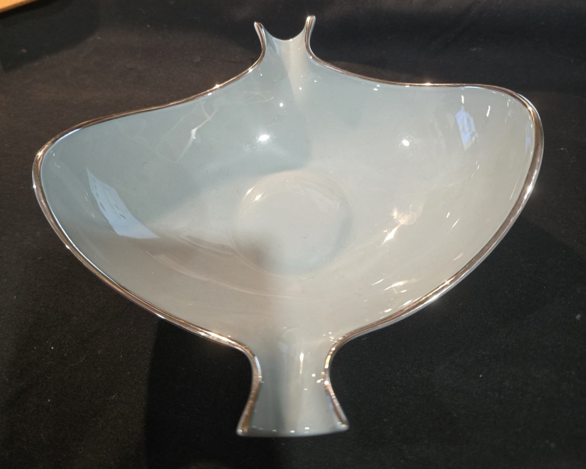 Lenox Teal Green with Silver – Porcelain Flight Collection Ashtray Vintage Rare