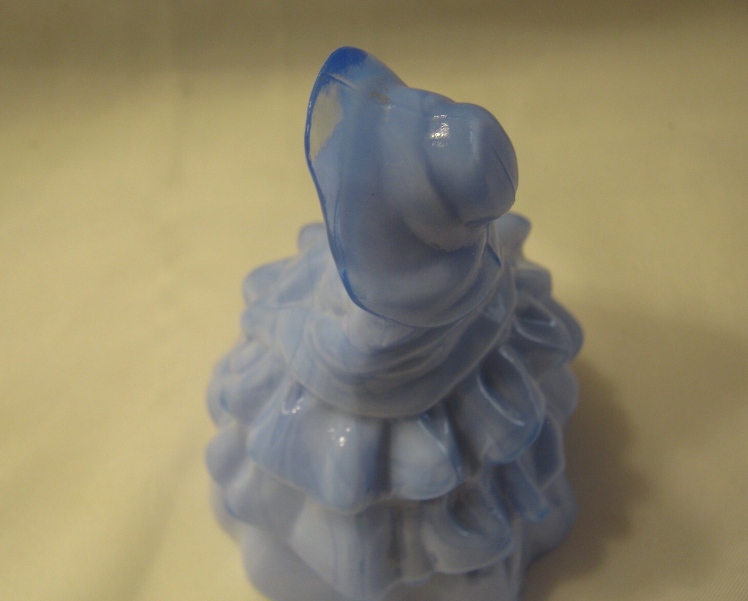 Boyd Art Glass Delphinium Blue Colonial Southern Belle Louise Doll Figurine