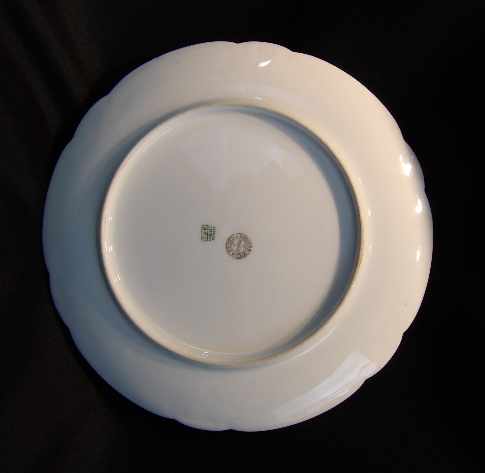 Antique Pickard T&V Limoges Hand Painted 8.5″ Cabinet Plate Cherries Signed