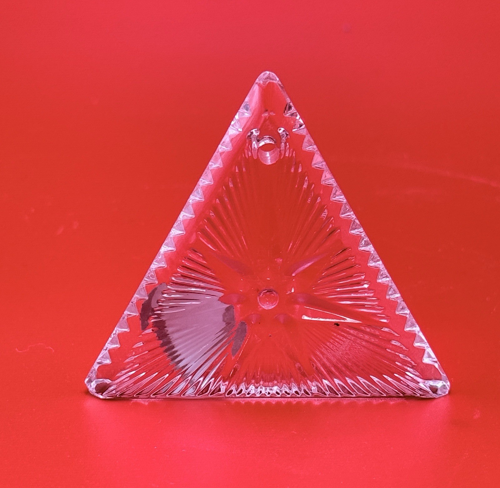 Waterford Star of Hope Pyramid Prism Faceted Flat Exec. Desk Décor 2.75” Ireland