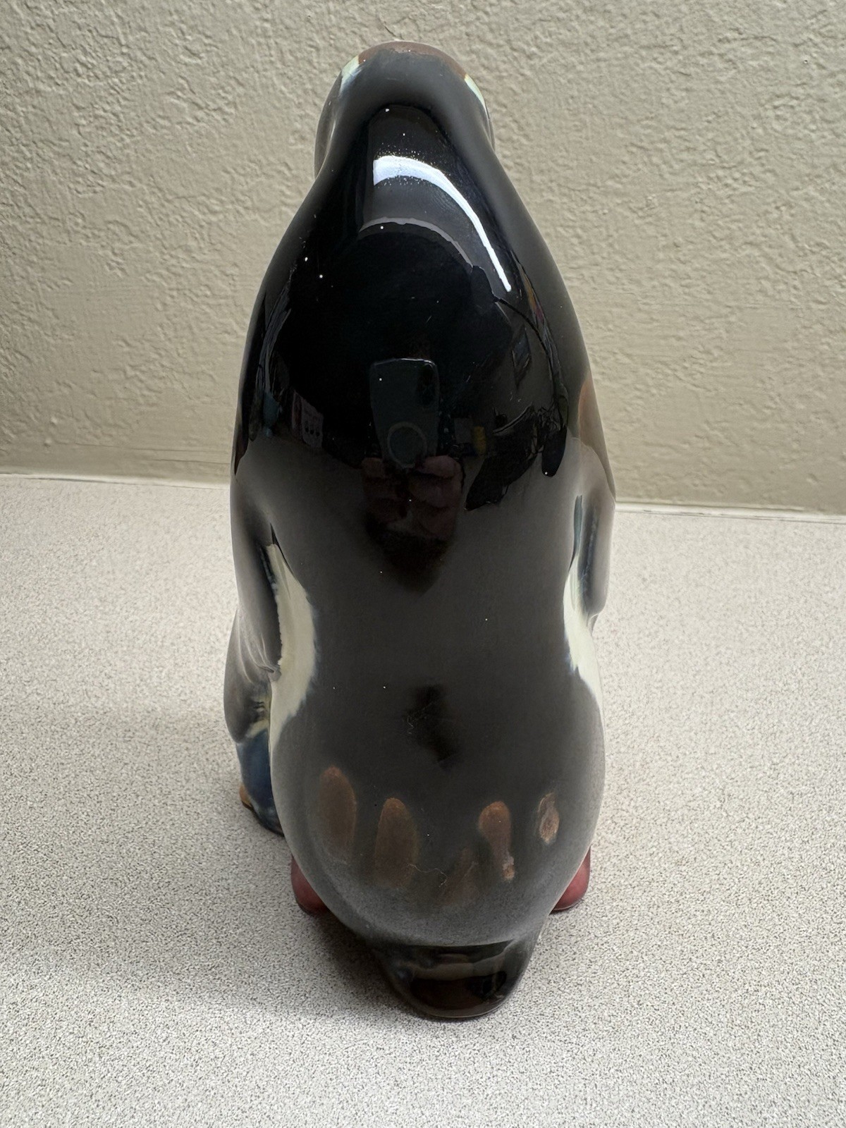 Very Rare Vintage 1960’s USSR Konakova Porcelain Emperor Penguin & Chick NICE