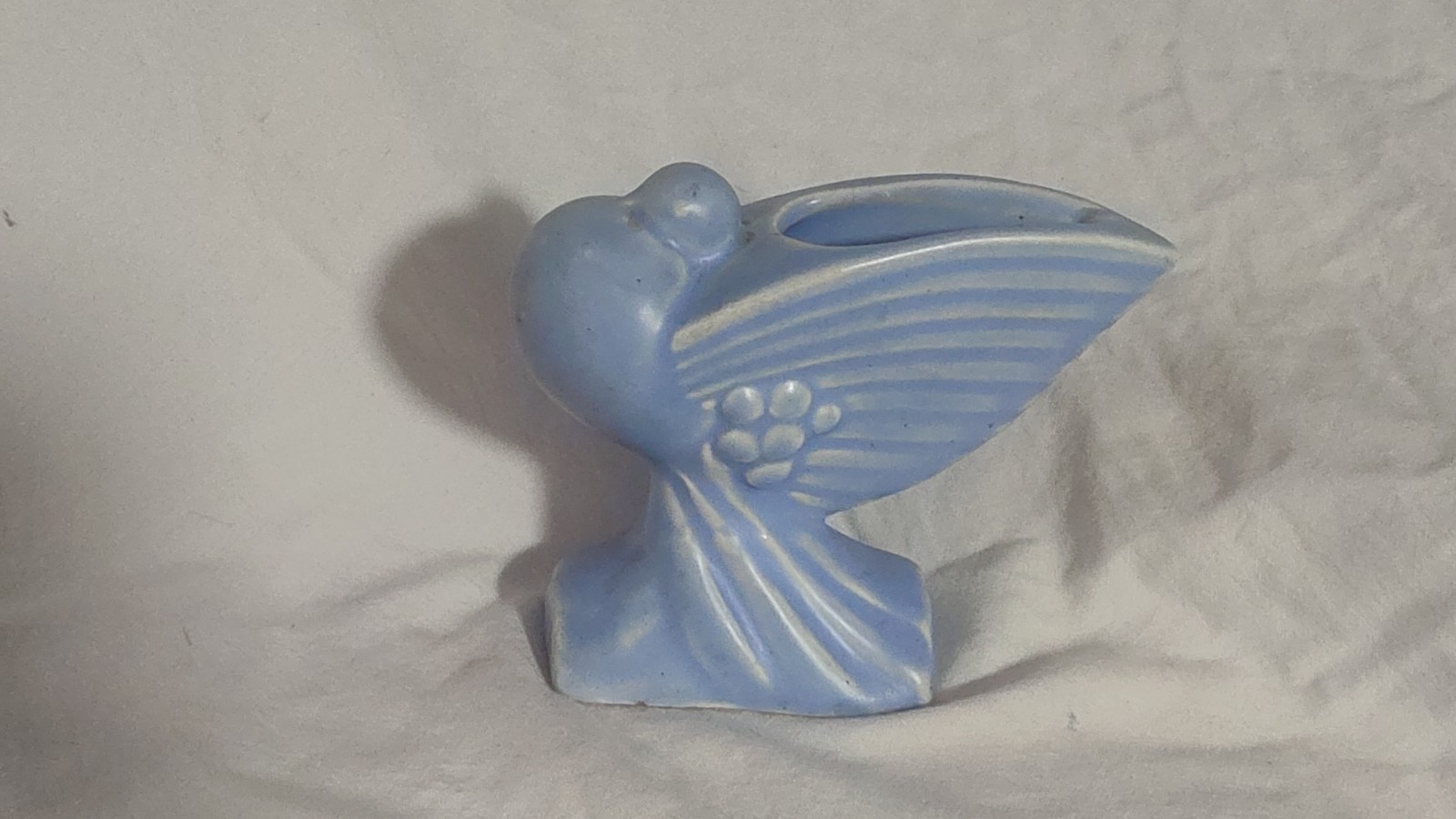 Vintage Original Nelson McCoy Dove/Pigeon Bird Flower Holder/Vase/Planter HTF!