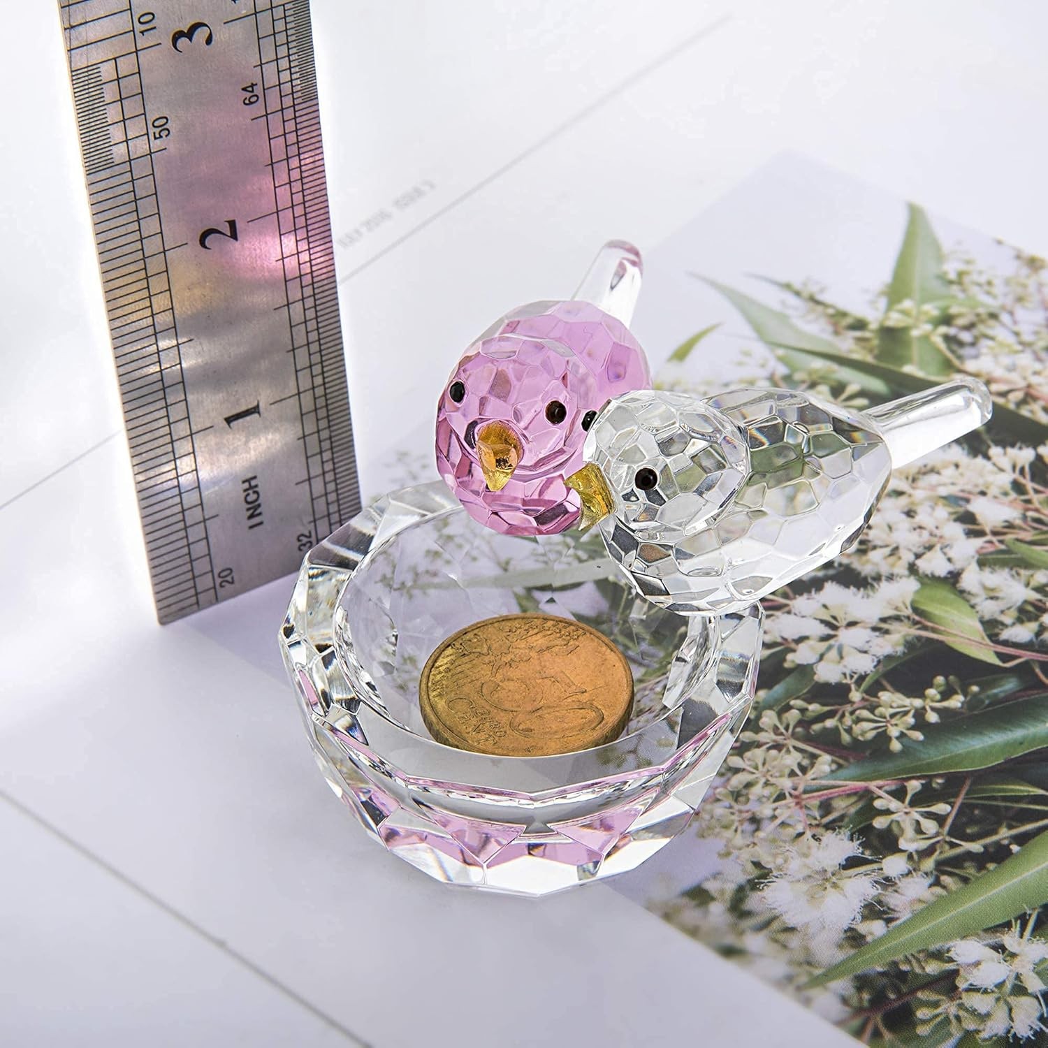 NEW Crystal 2024 Crystal Bird Figurine Collectible Art Glass Home Deco