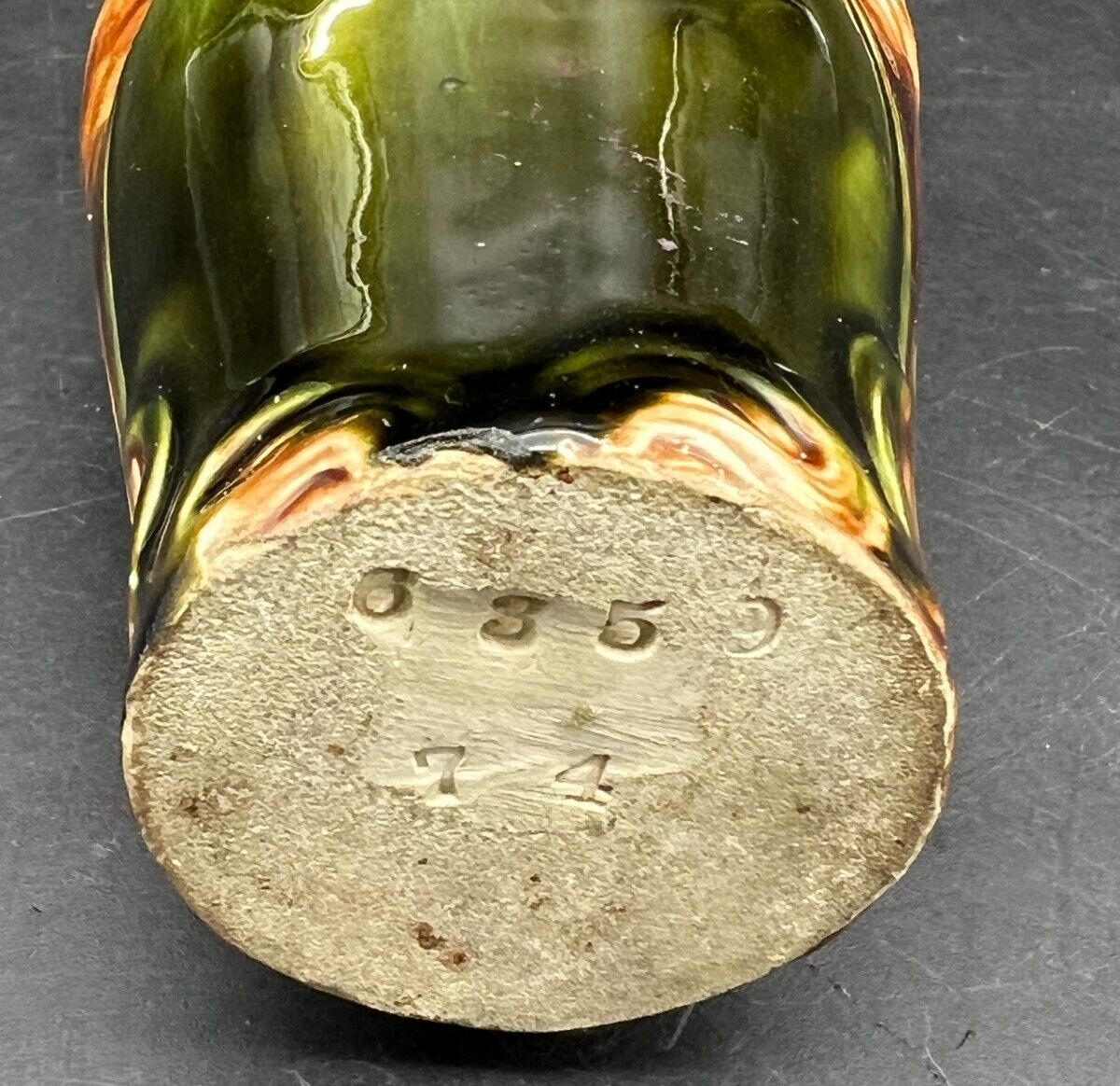 Continental Majolica Flower Bud Vase