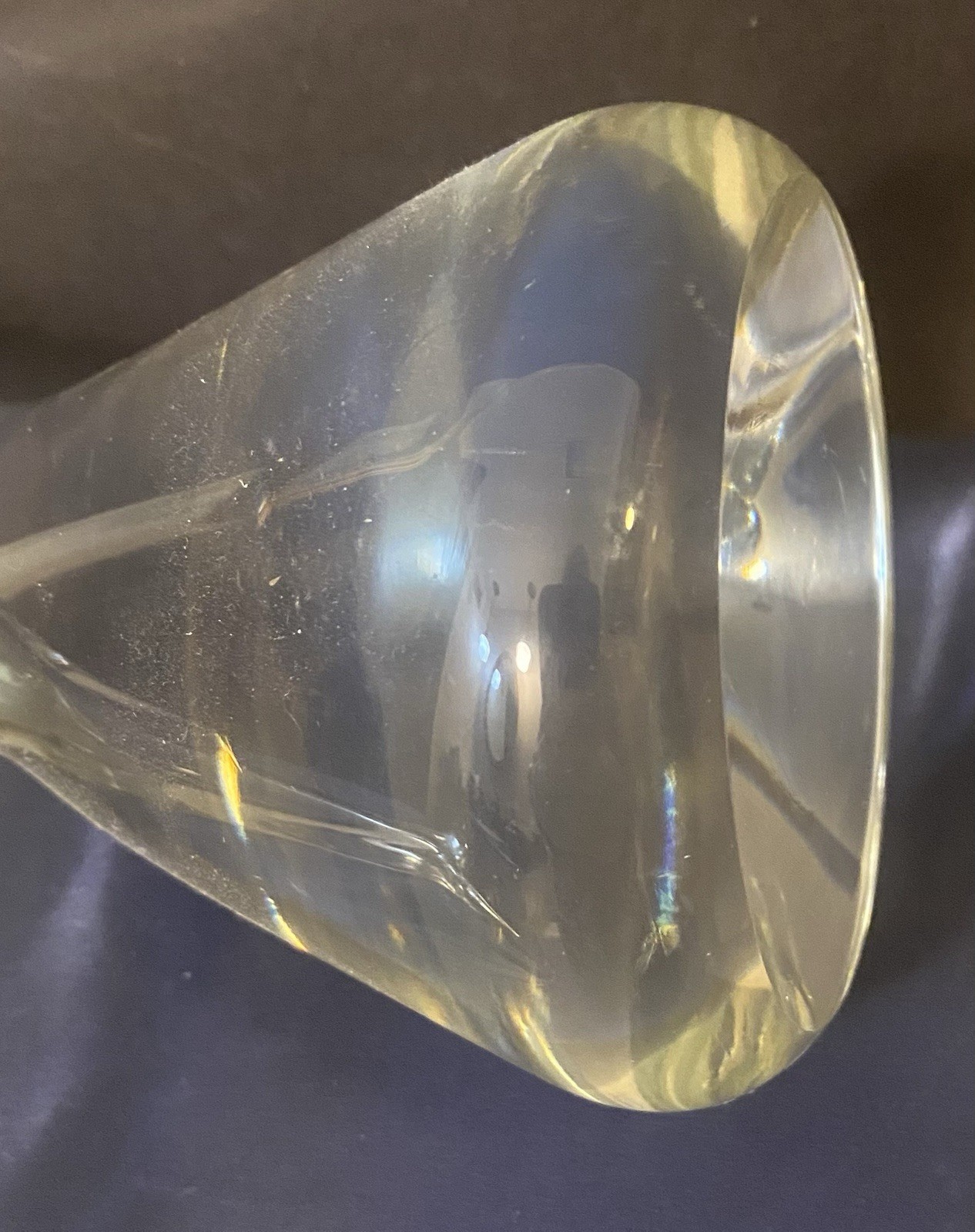 Art Glass Swordfish Sculpture 16” Tall Very Heavy Hand Made