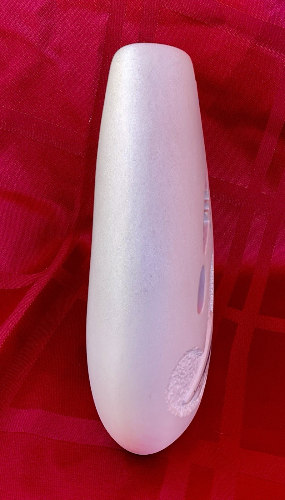 Native American Acoma Pueblo Vase Pottery Vessel Bear Claw hand-Painted Signed