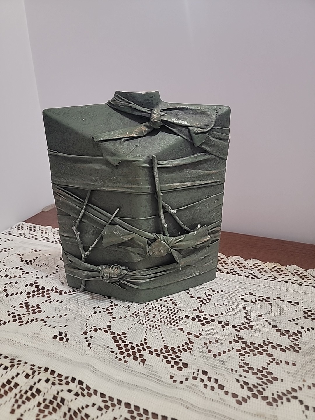 Silvestri Art Brutalist Spooky Modern Art Vase