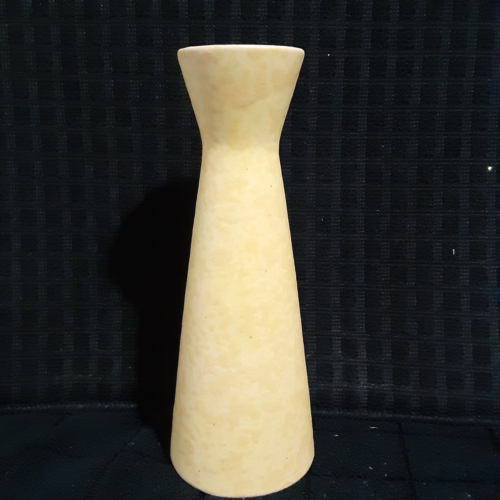 Vase Scheurich Keramik 520-18 W Germany Ceramic Yellow Lava 7 1/2 in MCM
