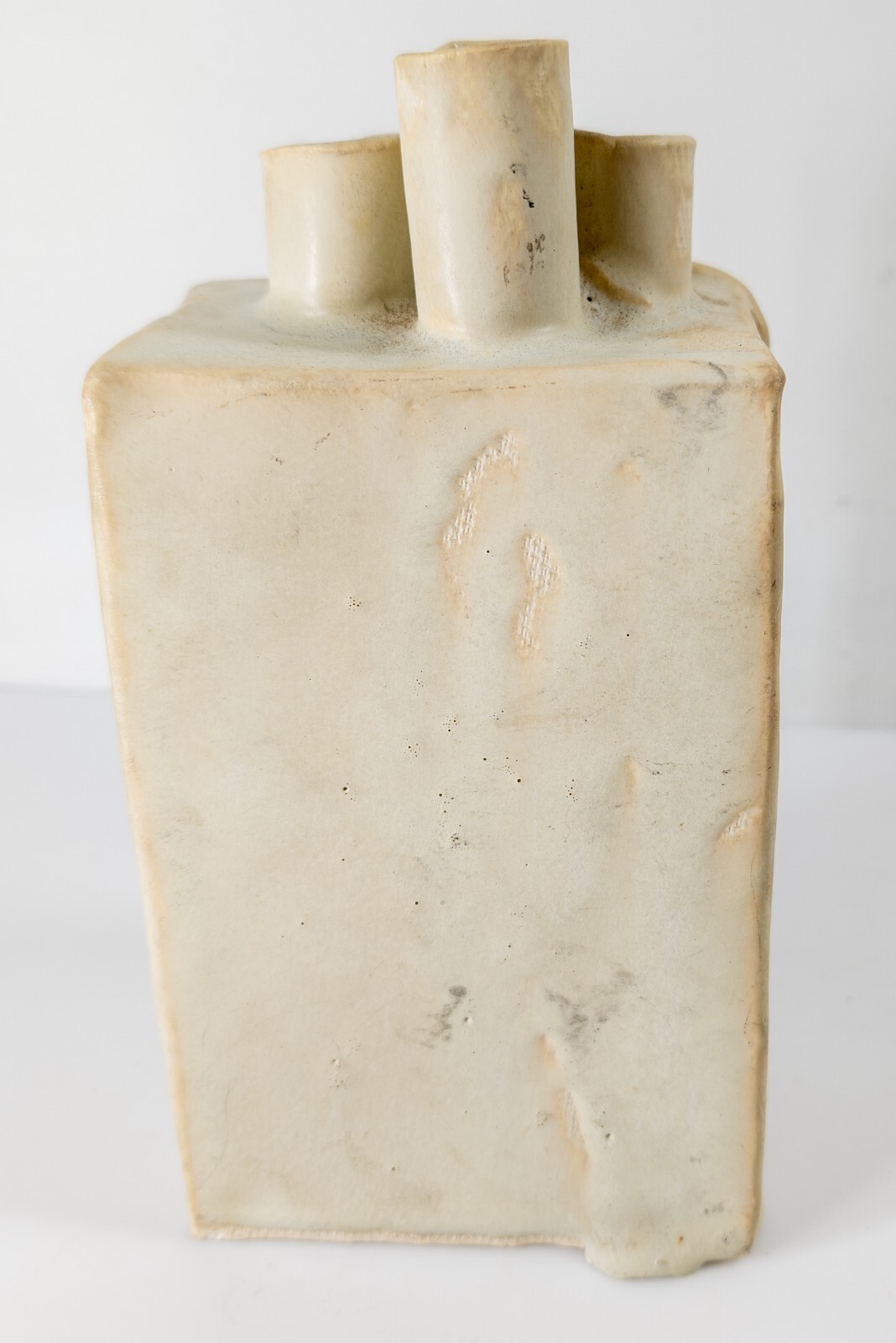 Mid-Century Modern Decorative Art Pottery Ikebana Flower Vase Barnacles