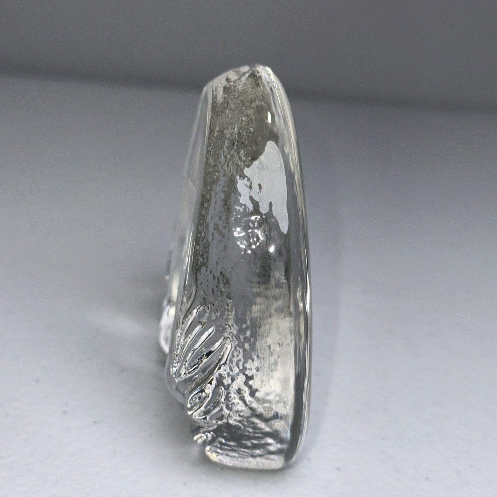 Paperweight Bunny Rabbit Zajecar 24% Lead Crystal Intaglio Glass Art Home Decor