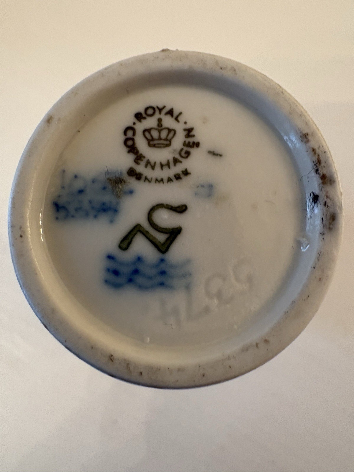 Vintage Nils Thorsson Diane/Aluminia Pottery Royal Copenhagen Bowl/Cup-Vase MCM