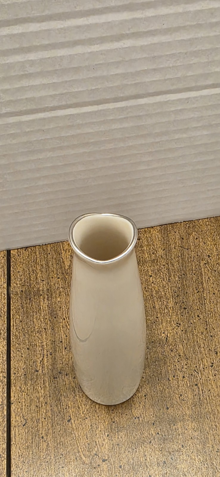 Franciscan FINE CHINA Pottery 6″ White Bud Vase MADE IN USA VINTAGE SMALL