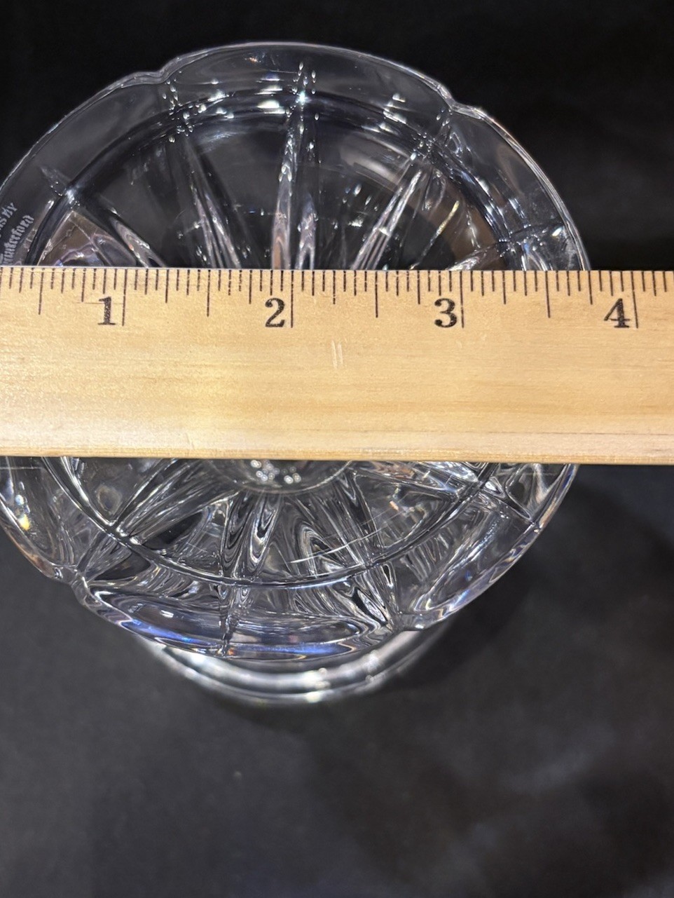 Marquis by Waterford “Unity” Crystal Pillar Candle Holder, Discontinued