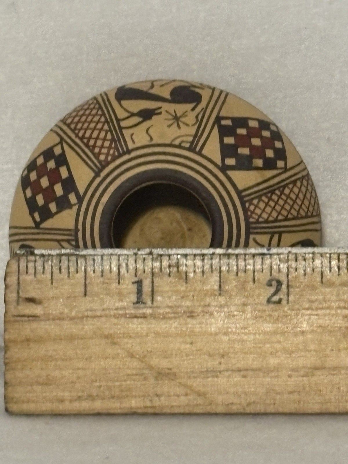 Very Detailed Intricate Handmade Pottery Vessel From Greece Perfect Condition