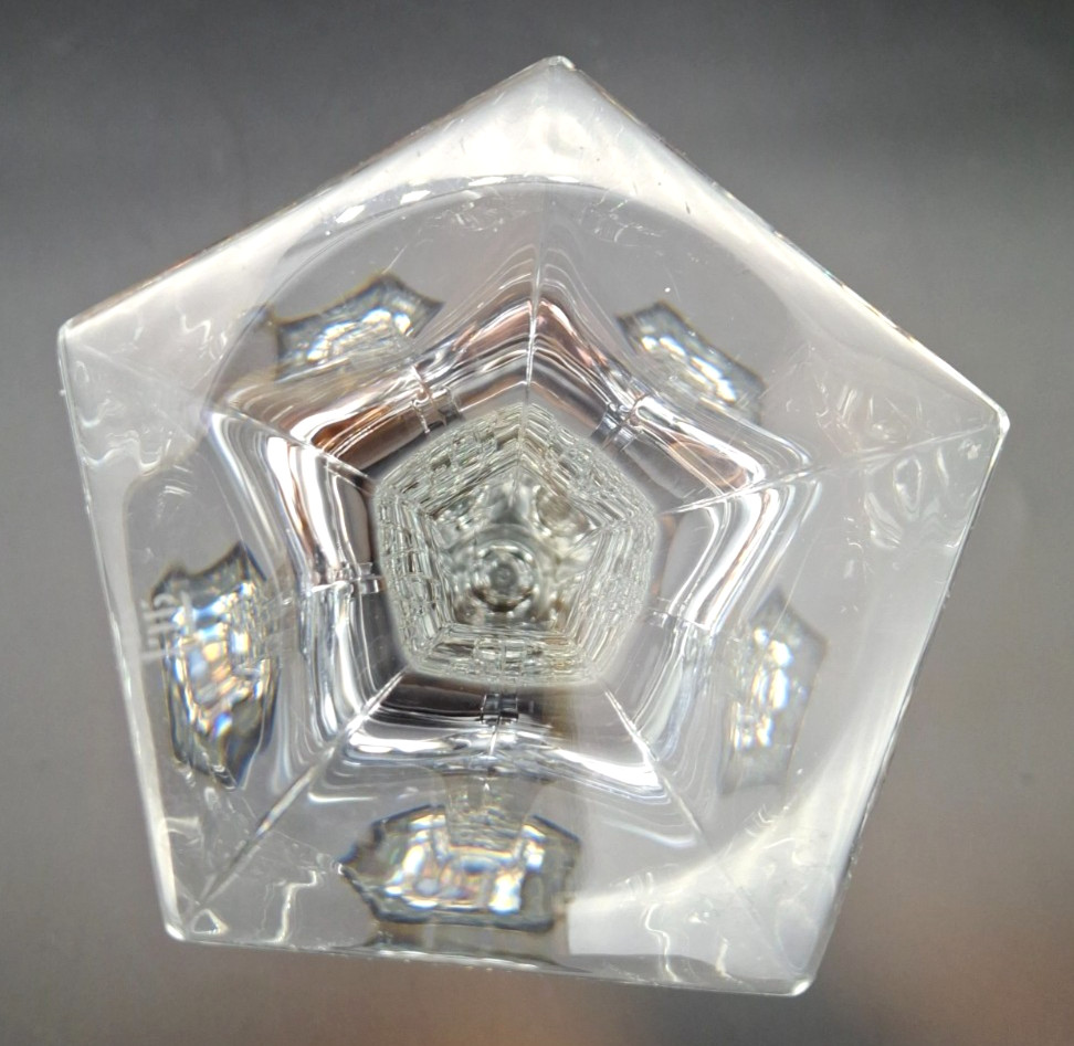 Riedel Crystal Glass Taper 8″ Candlestick Single Vintage JR Stamped