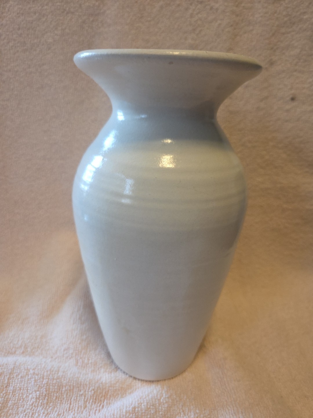 Floral Flower Vase Calla Lily Art Studio Pottery Signed Kausalik- Beautiful