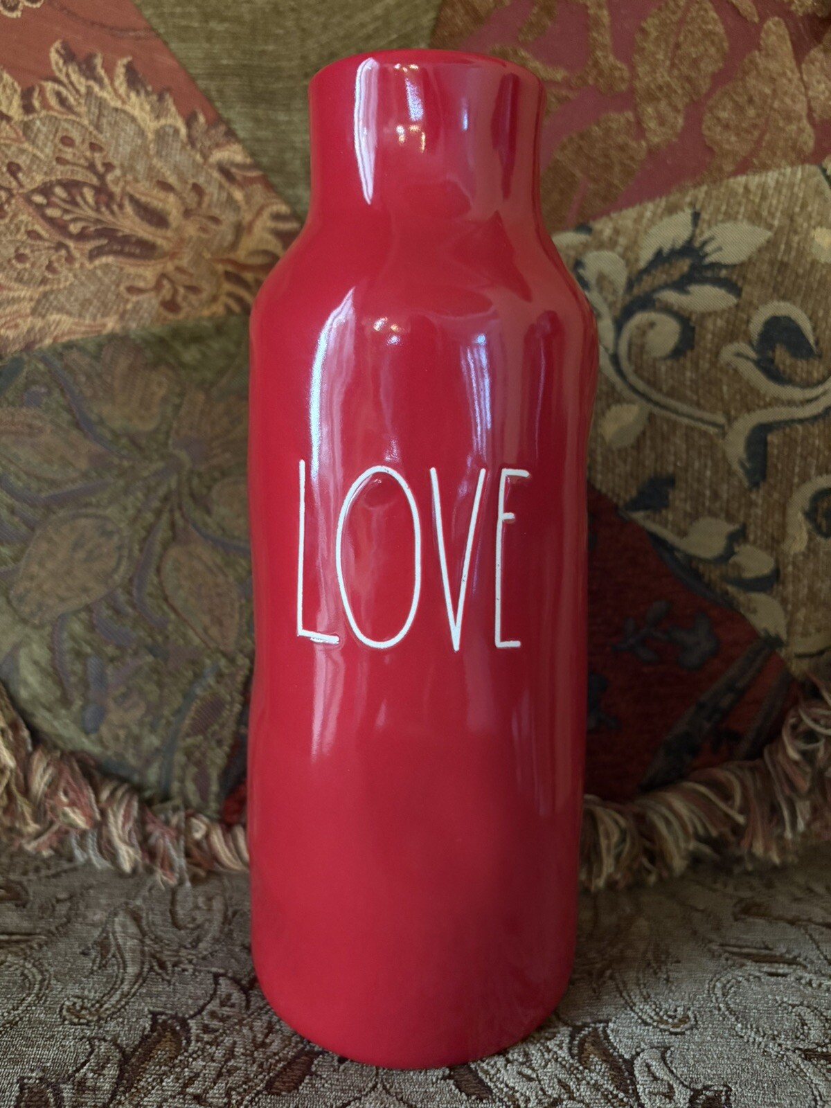 Rae Dunn artesian Red Love flower vase Valentine’s Day, wedding, anniversary