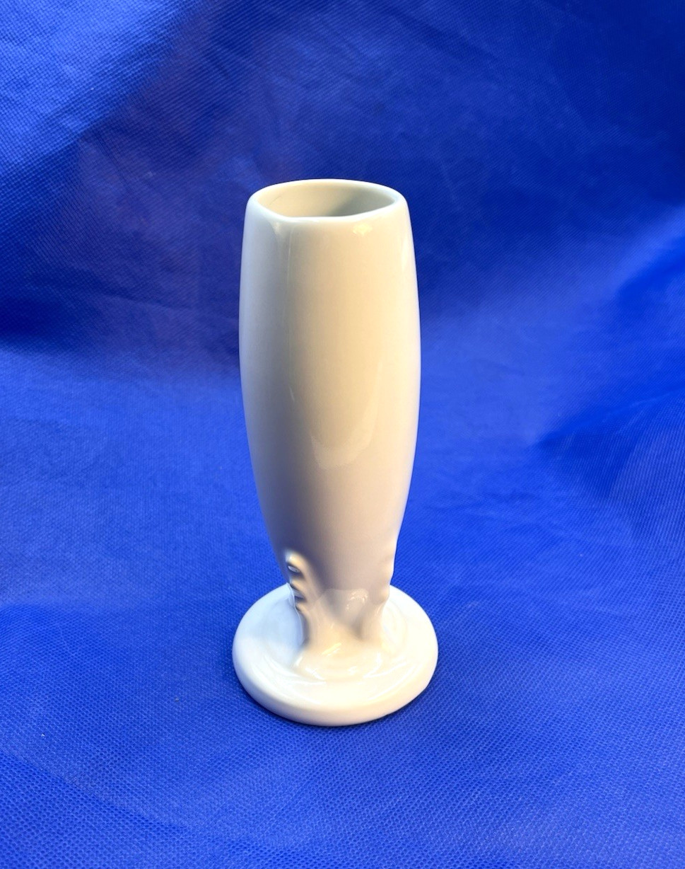 Homer Laughlin Fiesta Fiestaware Small Bud Vase White 6 1/8″ HLC