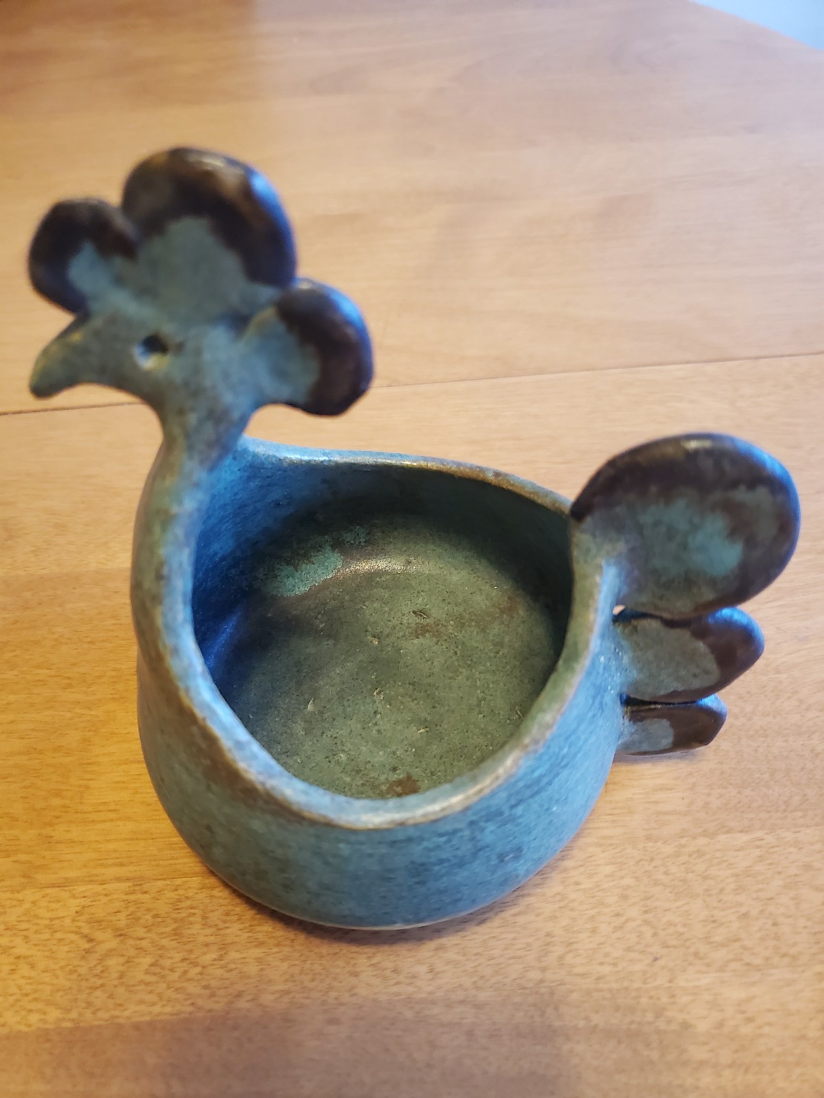 Pottery Rooster Ornament
