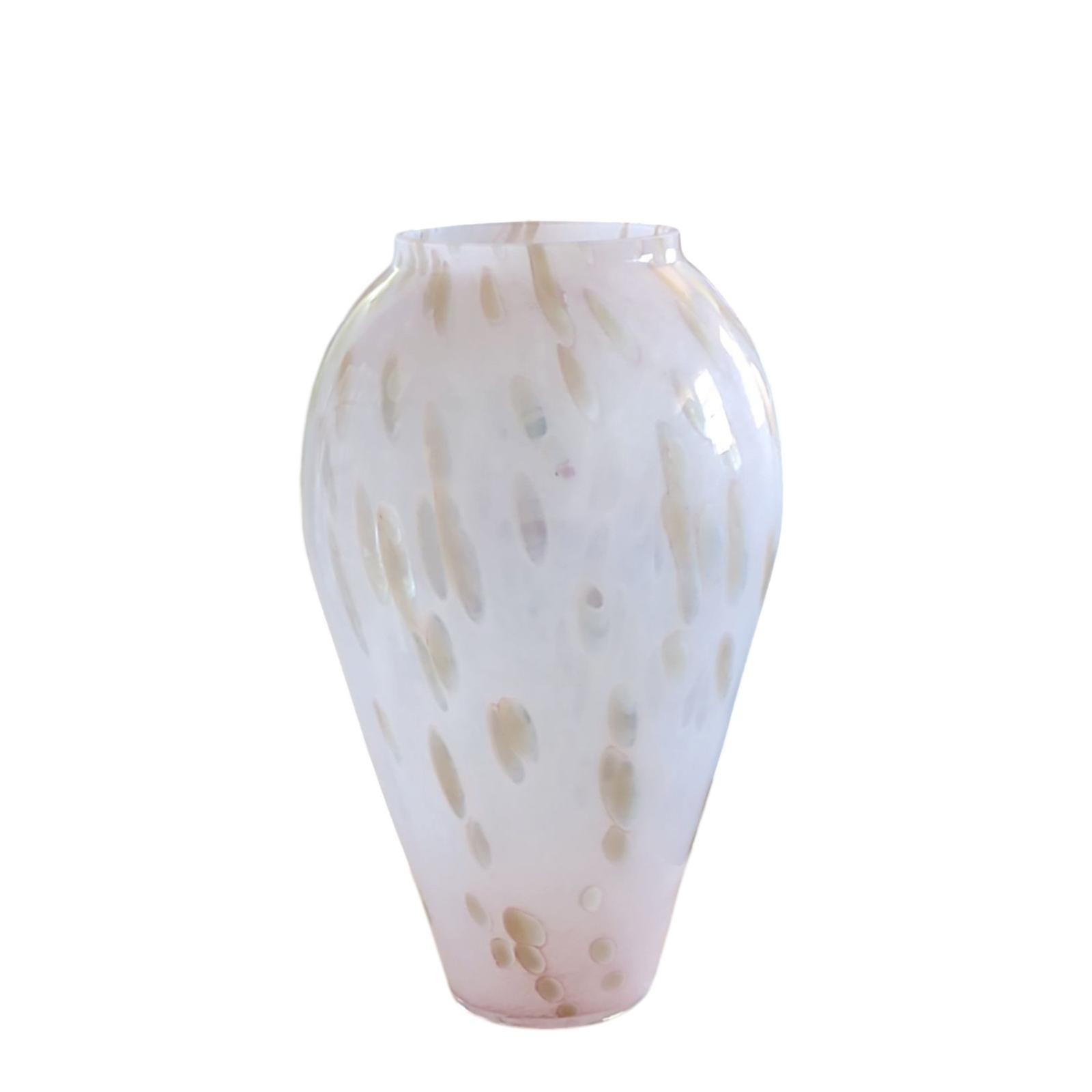 Tammaro Home Handblown Murano Glass Artsy Bud Vase Decorative Table Centerpiece