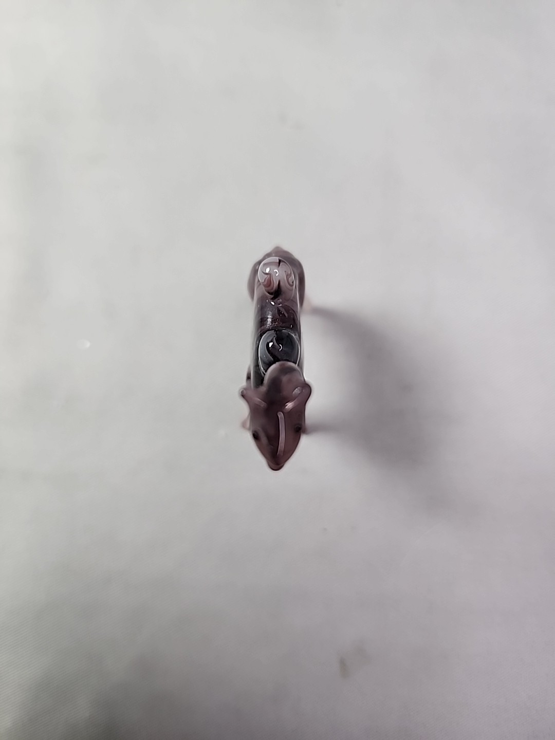 Vintage Hand Blown Art Glass Brown Miniature Camel Figurine Made In Japan