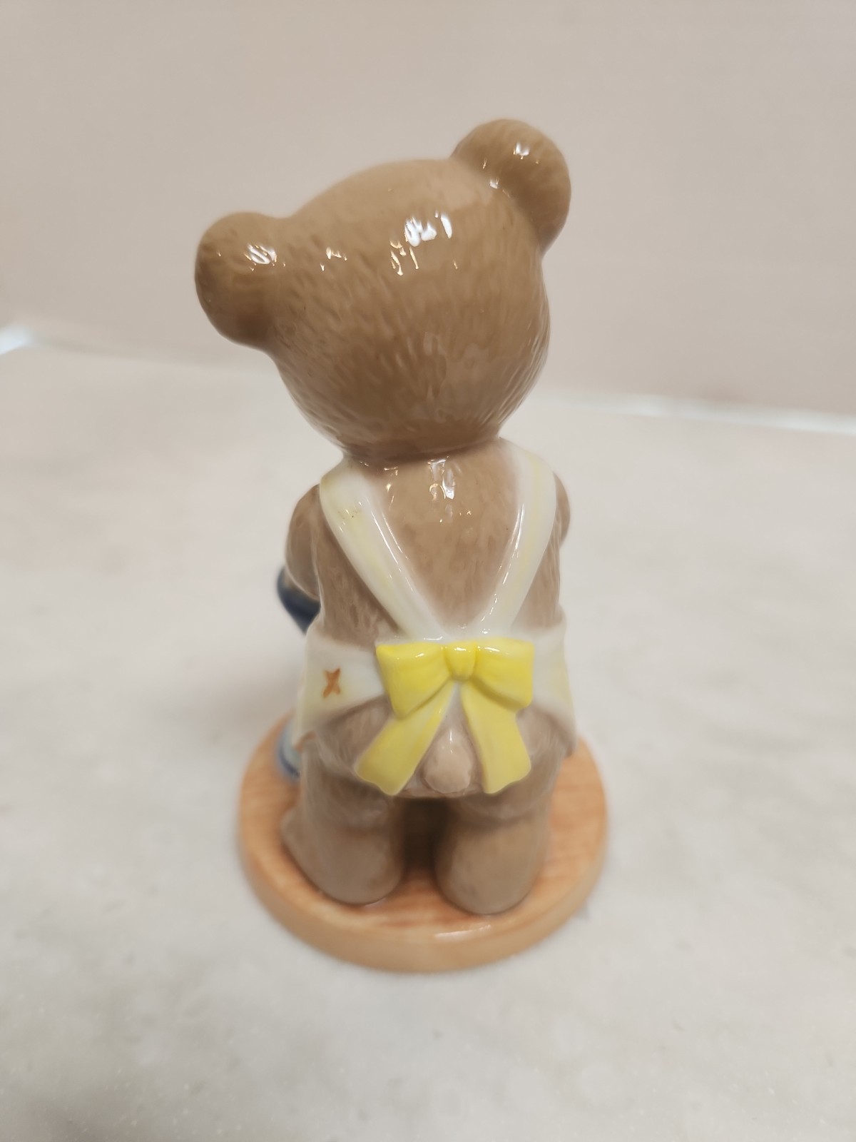 Bing Grondahl 2001 Victoria Porcelain Teddy Bear Figurine Mother Baby Bath B&G