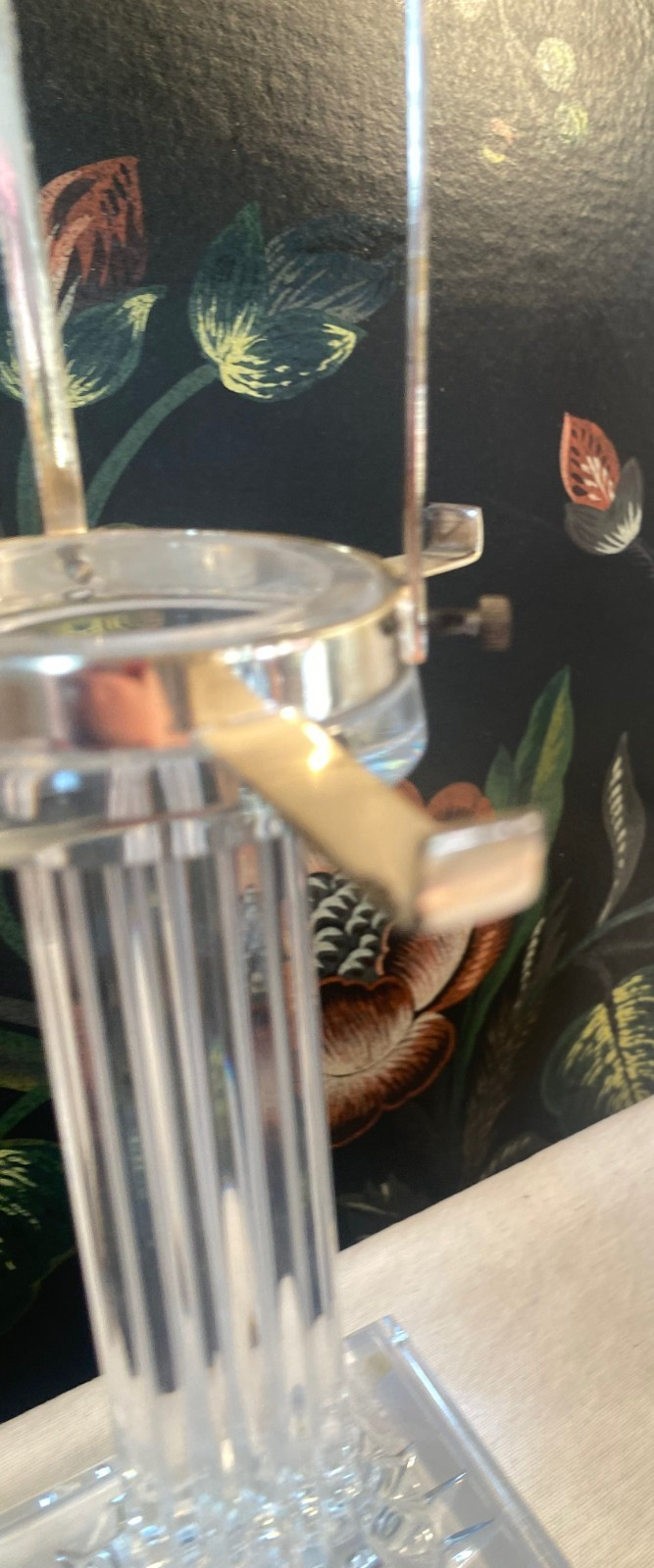 1 Vesper Candle Lamp – 12″ William Yeoward Crystal Handmadel 12″ H (2 available)