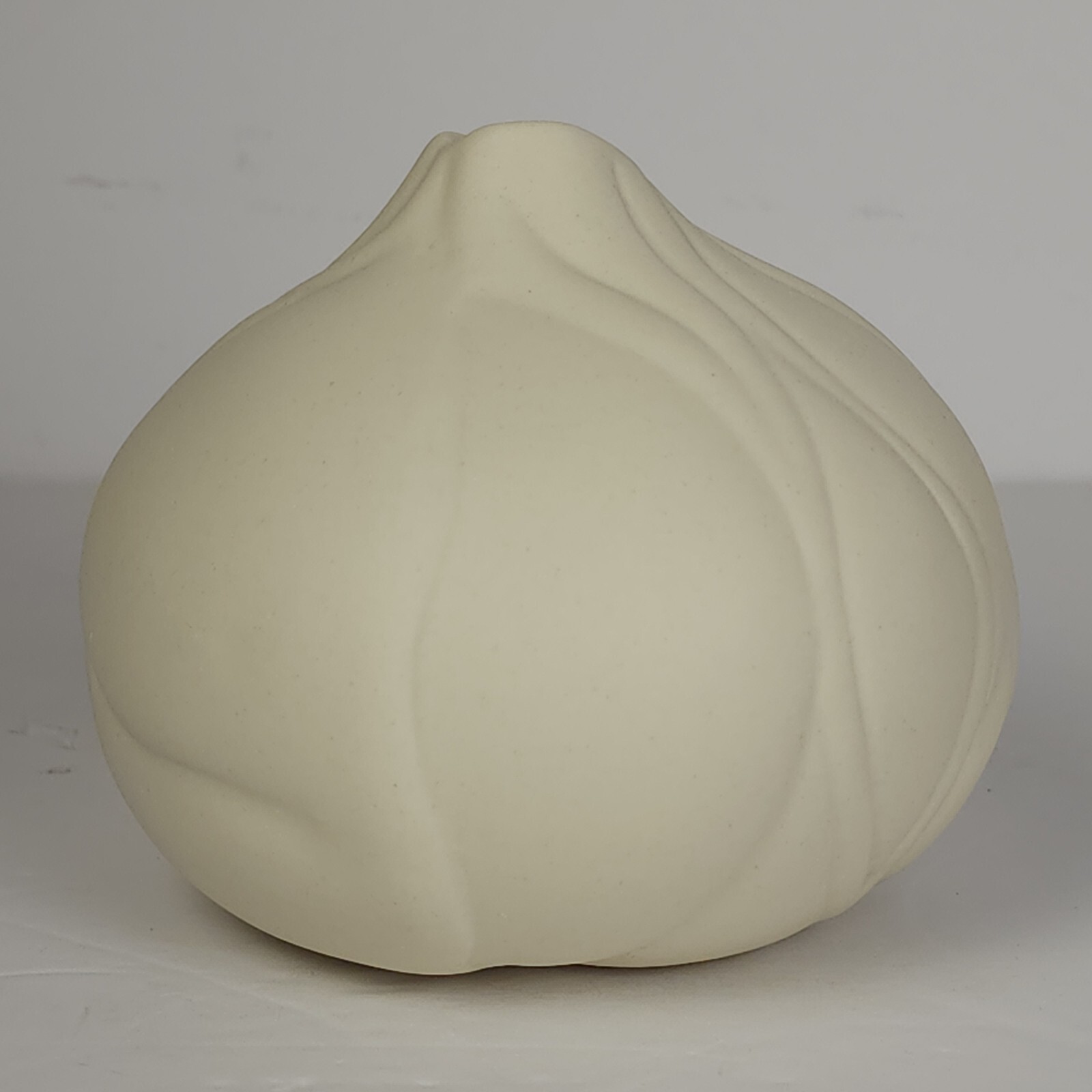 Vintage 1983 Becky Todoroff White Pottery Weed Pot Vase Matte Abstract Ceramic