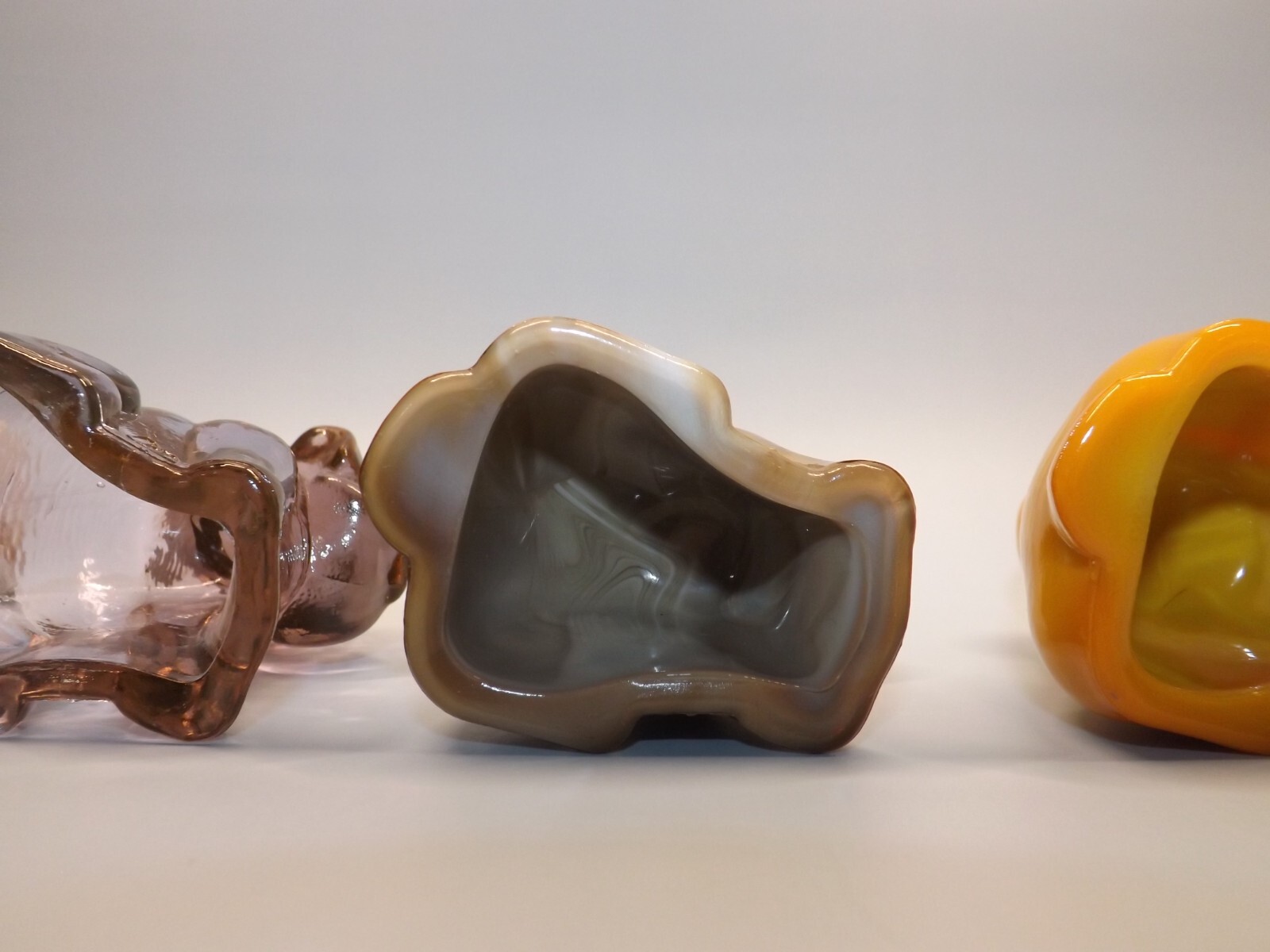 Vintage Degenhart Glass Pooche Dog, Pooch Dogs, Lot of 4, #2