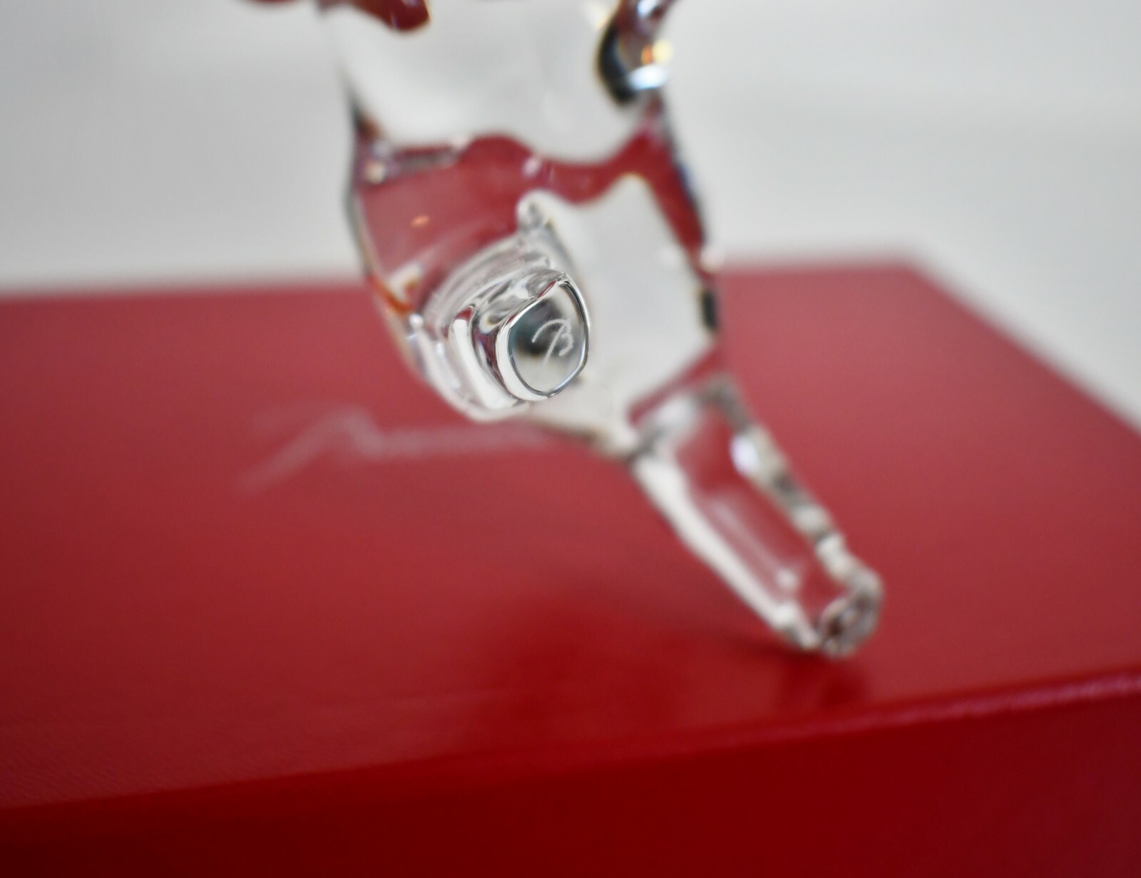 $280 New BACCARAT France Zodiac Crystal BOAR Pig Figurine Ornament Paperweight