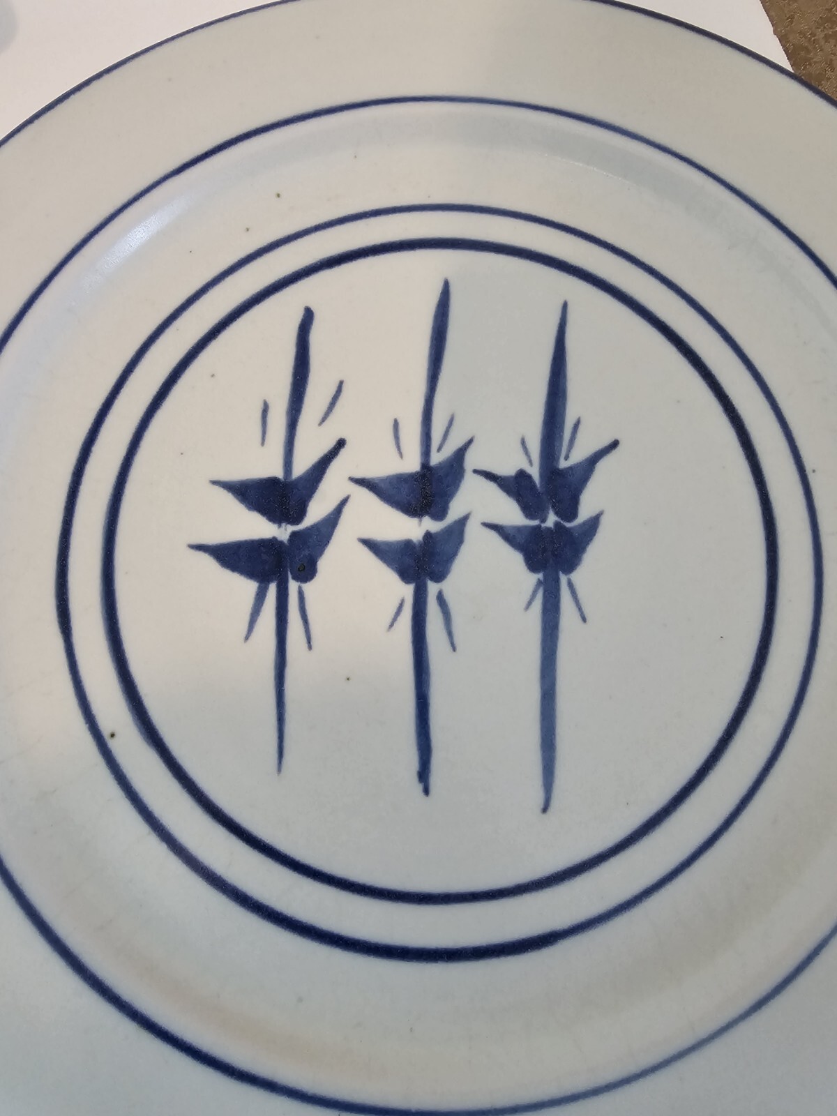 Vintage Studio Art Pottery Stoneware Large 15.75″D Signed P Frehm 87