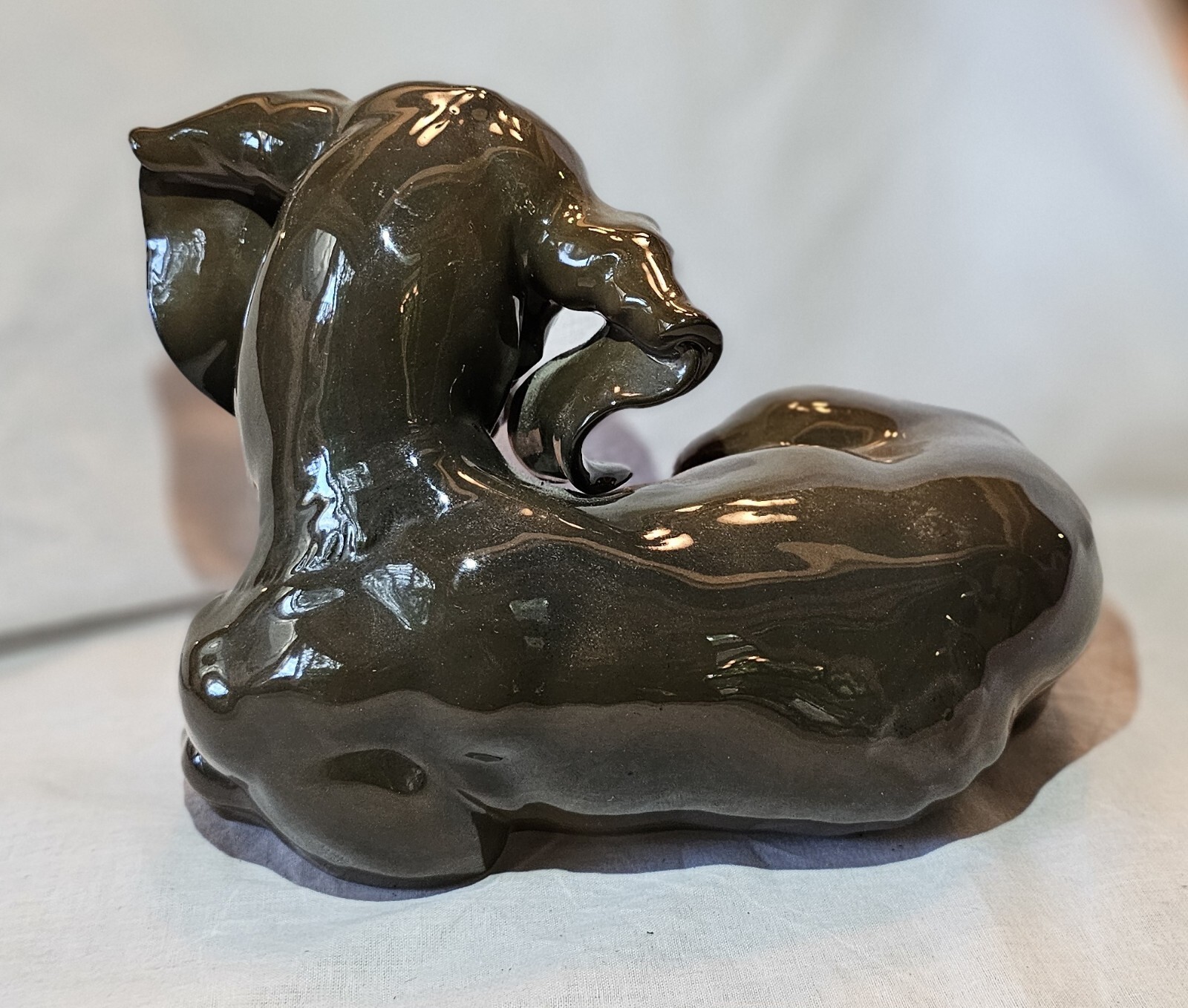 Rosenthal Dachshund Dog Figurine Lying Karner 296