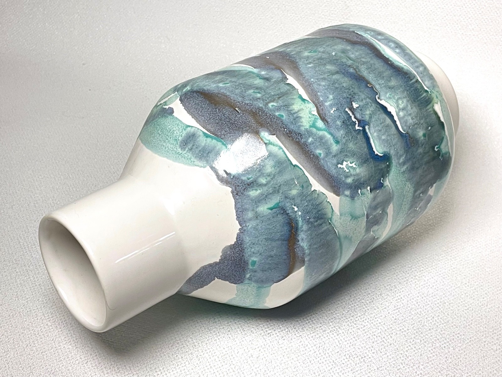 Samantha Pynn HOME Glazed Ceramic Vase – 26cm – Made in Portugal – NEW