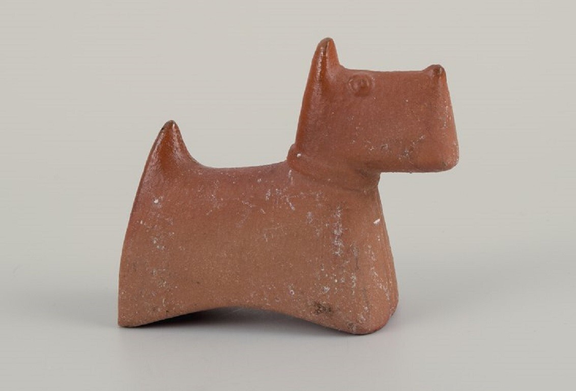 Stig Lindberg (1916-1982), three “Scotty” dogs in stoneware for Gustavsberg.