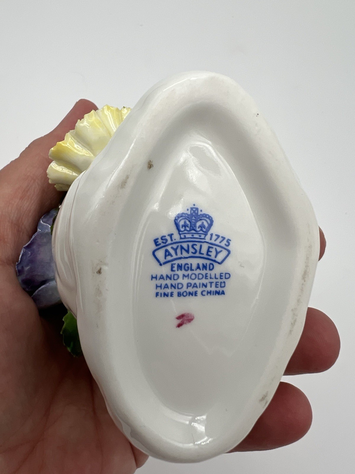 Aynsley Swan Bouquet 4.5″ England Fine Bone China Perfect Condition