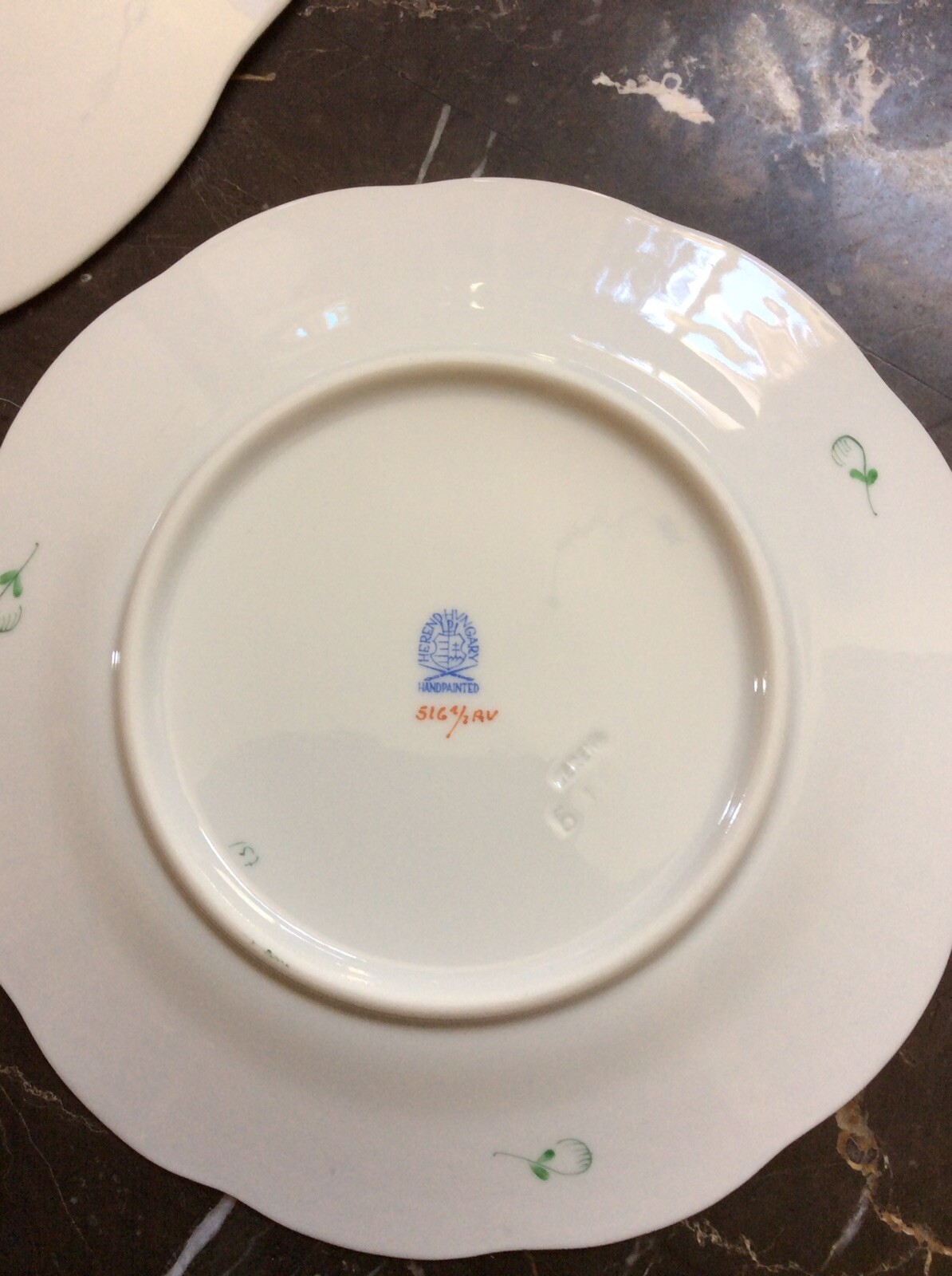 NEW HEREND HUNGARIAN FINE PORCELAIN PASTRY SET OF 13