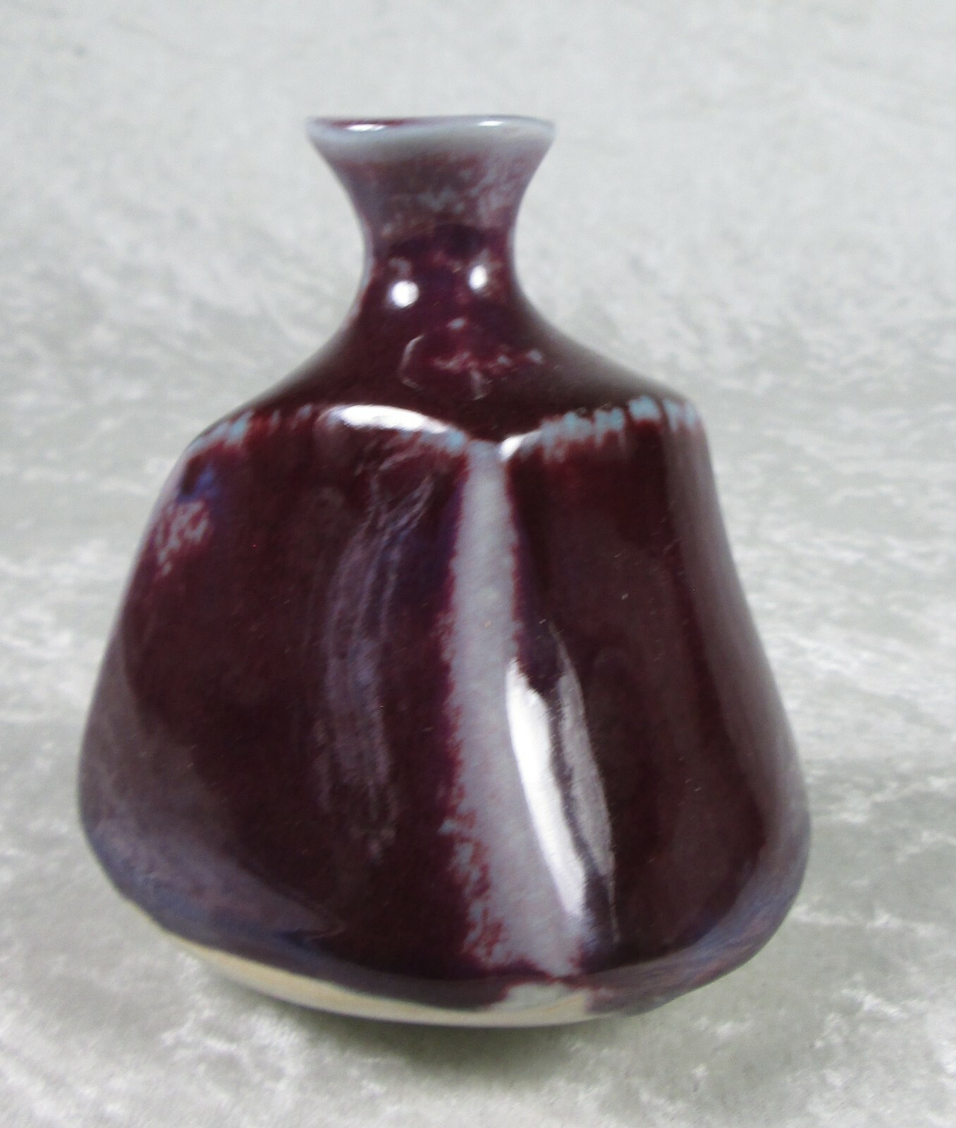 Vintage Japanese Mid Century Pottery Vase OMC Takahishi Style 4-1/2 in Tall