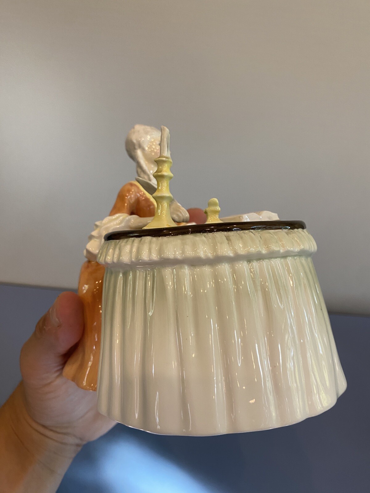 VTG Royal Doulton “Meditation” Woman Writing Bone China Figurine #HN2330 6″H